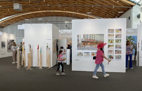 Art Karlsruhe 2023 Impressionen Kunst Herrmann Karin Allar