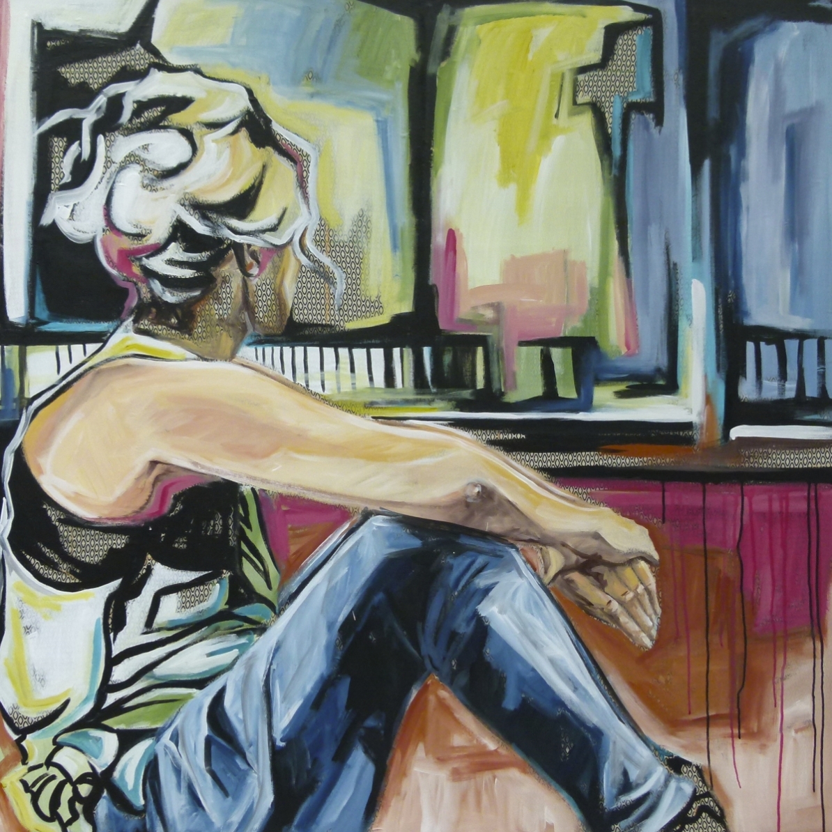 Denkpause
100x100cm 
