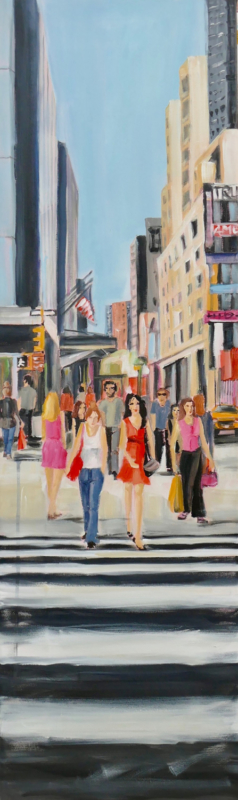 Manhattan II 
100x30cm