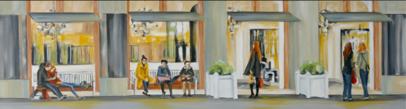 Frühlingsgefühle 
50x180cm
