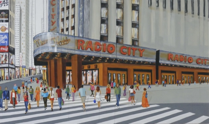 Manhattan Streetlife IX 90x150cm