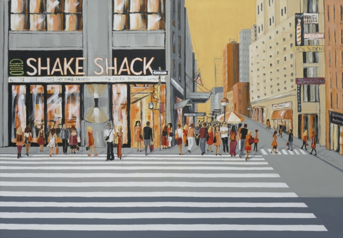 Manhattan Streetlife V 
70x100cm