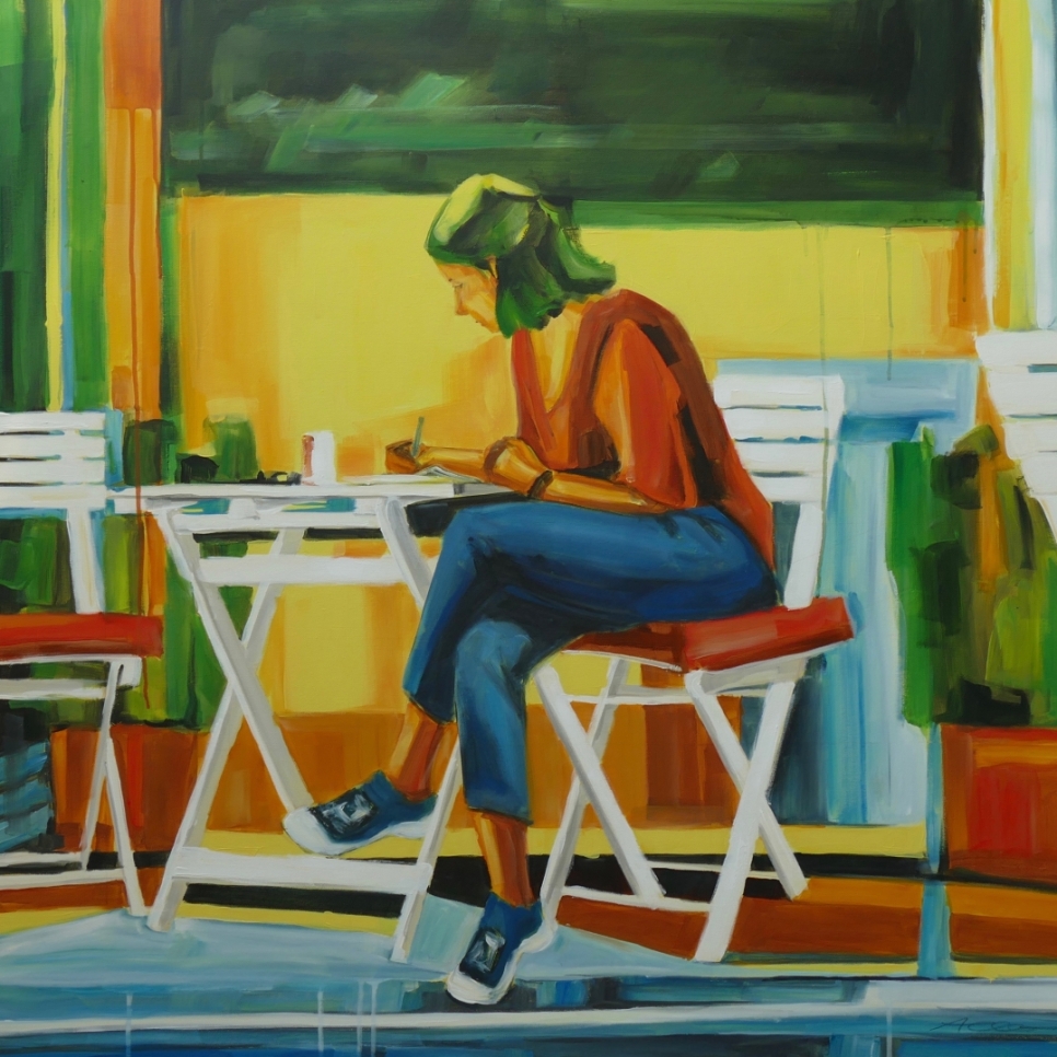 Urlaubsgrüße 
100x110cm