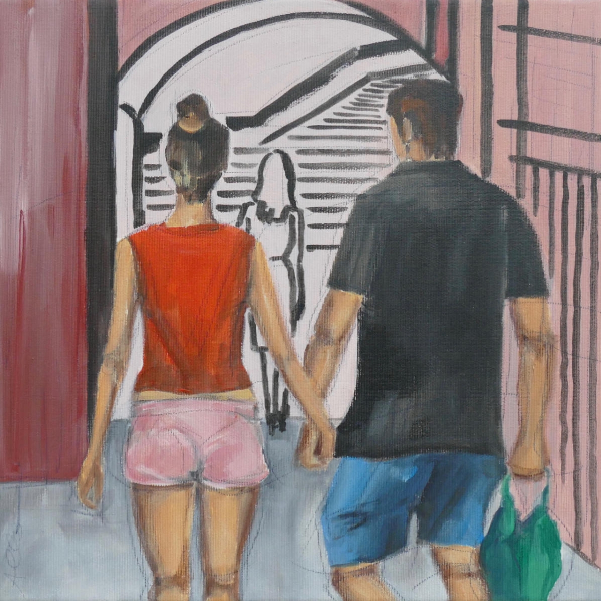 Shoppingtour IV
 30x30cm