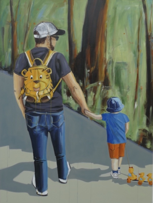 Vatertag I 120x100cm