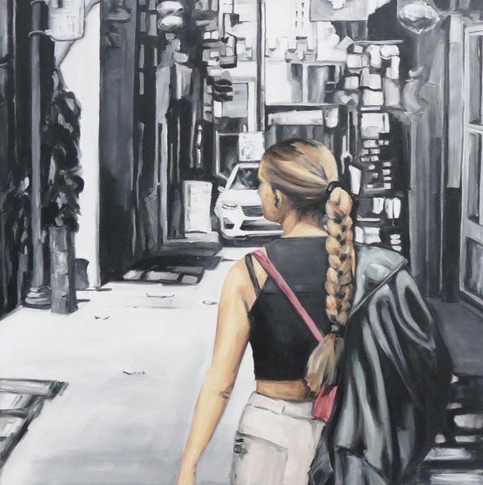 Sonst wo II | 100x100cm